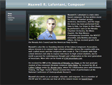 Tablet Screenshot of maxwellrlafontant.com